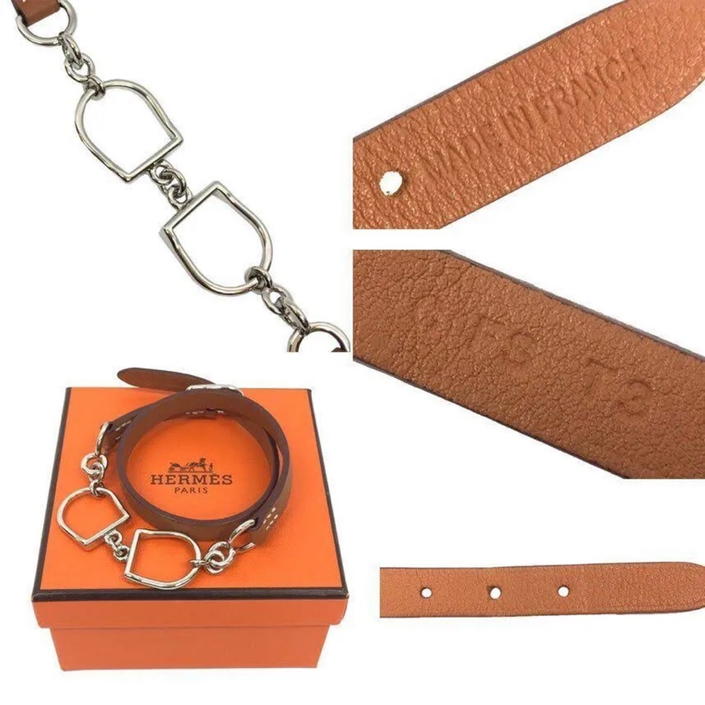 HERMES Etrier Double Tour Bracelet - Picture 5 of 6